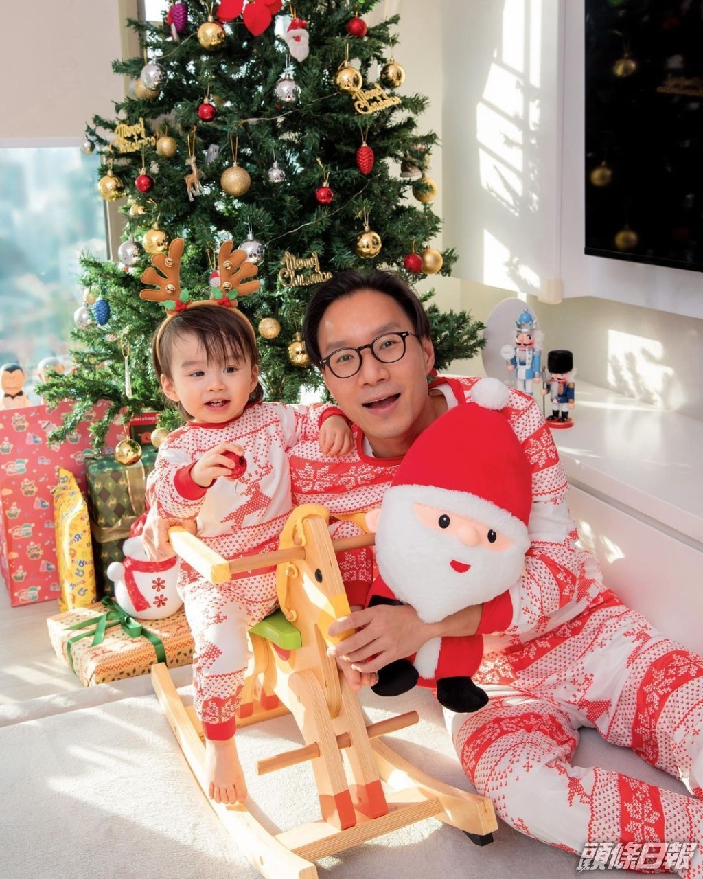 戴上鹿角勁得意。